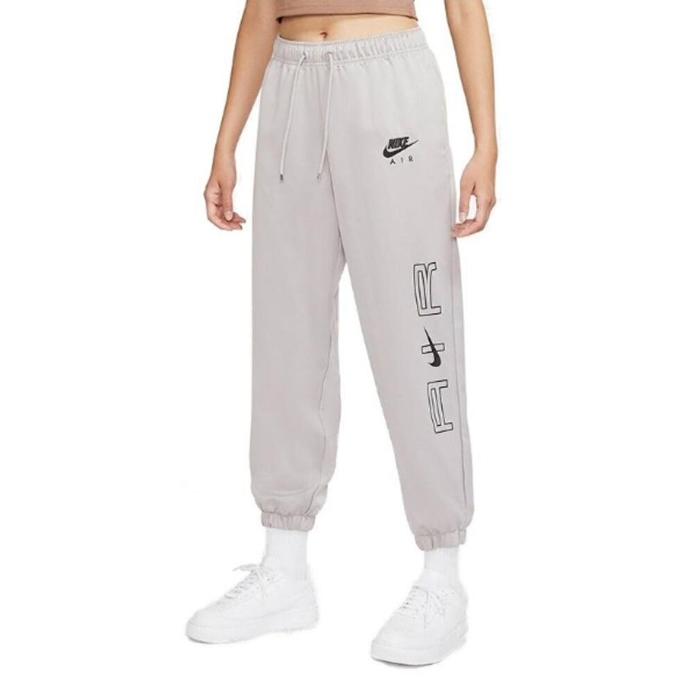 Nike Jogger Pants Size XXL Gray Mid Rise Loose Fit Drawstring Tapered Athleisure